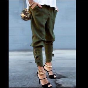 Floryday Buckle Pants